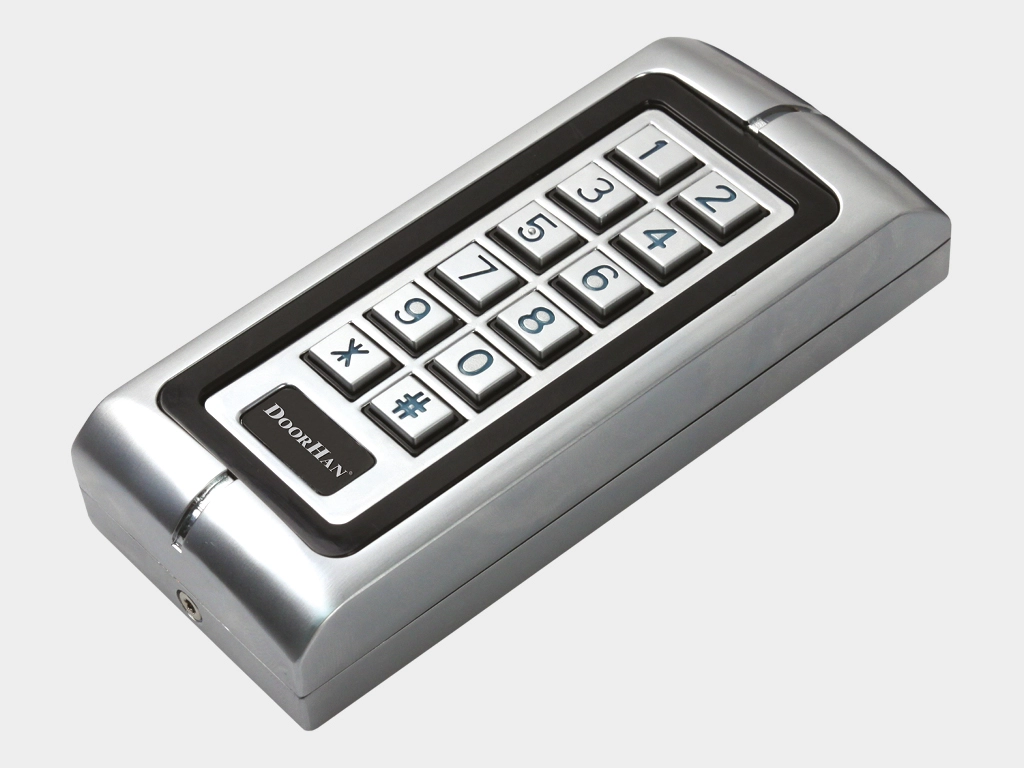 Антивандальная кодовая клавиатура серии keycode (ключ-код), предназначенная для управления автоматическим устройством, также может быть использована как внешняя клавишная панель или устройство считывания прокси-карт.
