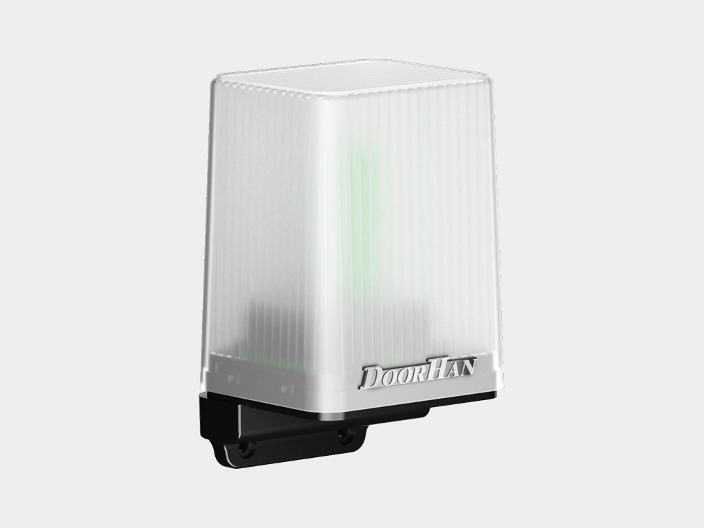 Сигнальная светодиодная лампа с антенной серии lamp-pro (лампа-про) предназначена для оповещения о движении ворот.