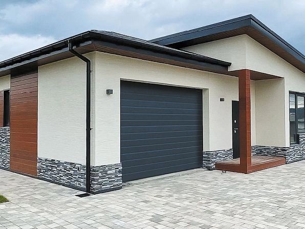 Секционные ворота 3600х2350 мм антрацитовые DoorHan rsd02, syzran.doorhan.ru
