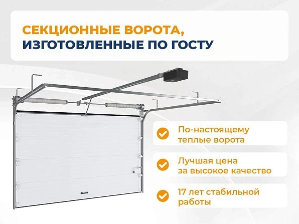 Секционные ворота 4000х2950 мм коричнево-красные DoorHan rsd02, syzran.doorhan.ru